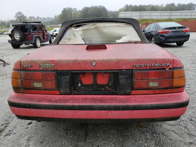 JT5ST62K7J7264726 - 1988 TOYOTA CELICA GT RED photo 6