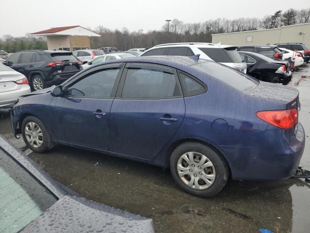 KMHDU4AD5AU160430 - 2010 HYUNDAI ELANTRA BLUE BLUE photo 2