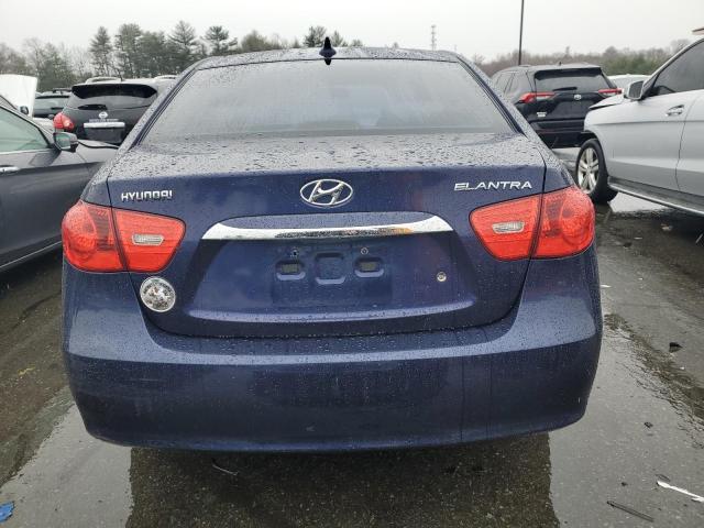 KMHDU4AD5AU160430 - 2010 HYUNDAI ELANTRA BLUE BLUE photo 6