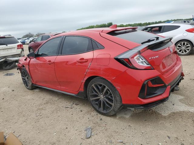 SHHFK7H96LU221381 - 2020 HONDA CIVIC SPORT TOURING RED photo 2