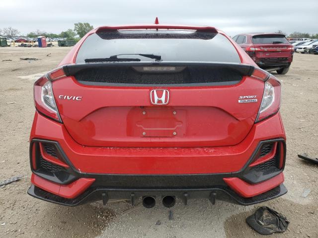 SHHFK7H96LU221381 - 2020 HONDA CIVIC SPORT TOURING RED photo 6