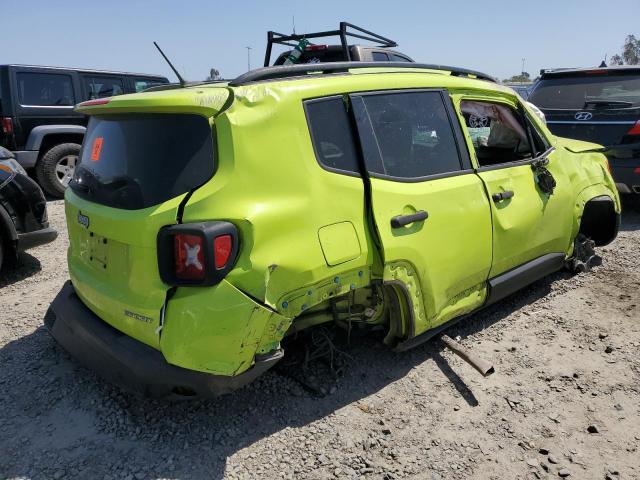 ZACCJAAB7HPF08116 - 2017 JEEP RENEGADE SPORT GREEN photo 3