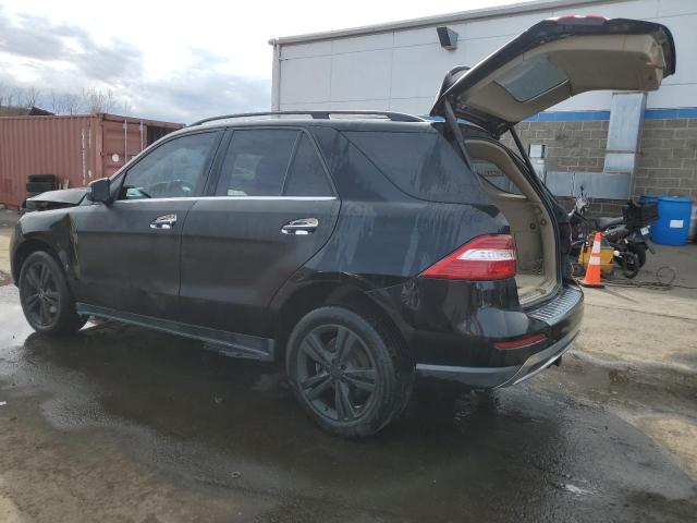 4JGDA5HBXDA182710 - 2013 MERCEDES-BENZ ML 350 4MATIC BLACK photo 2