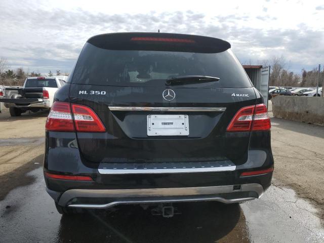 4JGDA5HBXDA182710 - 2013 MERCEDES-BENZ ML 350 4MATIC BLACK photo 6