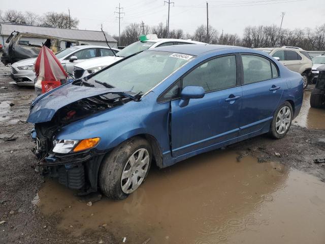 1HGFA16577L141612 - 2007 HONDA CIVIC LX BLUE photo 1