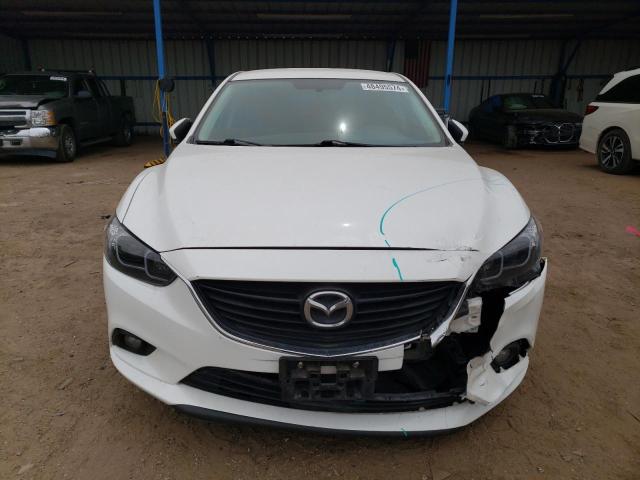 JM1GJ1V59F1217457 - 2015 MAZDA 6 TOURING WHITE photo 5