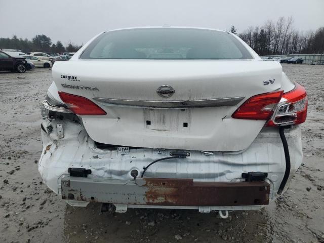 3N1AB7AP5KY288290 - 2019 NISSAN SENTRA S WHITE photo 6