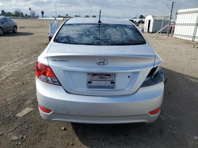 KMHCT4AE9DU414488 - 2013 HYUNDAI ACCENT GLS SILVER photo 6