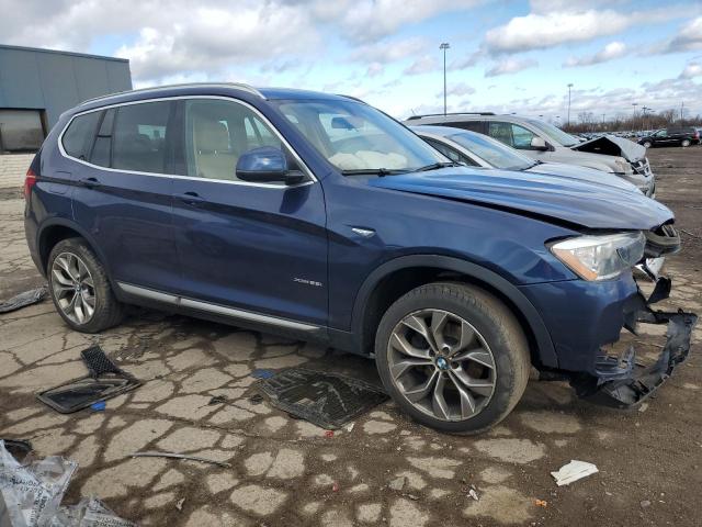 5UXWX9C56G0D84315 - 2016 BMW X3 XDRIVE28I BLUE photo 4