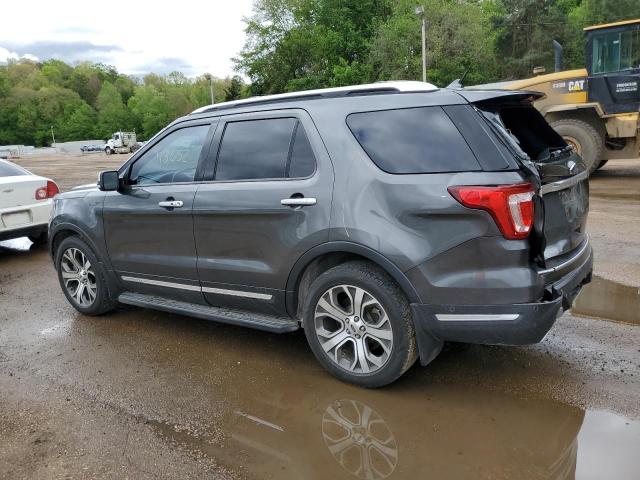 1FM5K8HT0JGA26602 - 2018 FORD EXPLORER PLATINUM BLACK photo 2