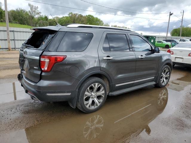 1FM5K8HT0JGA26602 - 2018 FORD EXPLORER PLATINUM BLACK photo 3