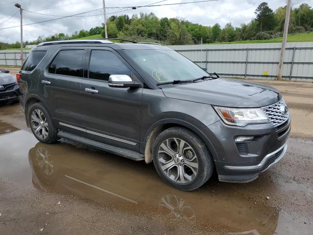 1FM5K8HT0JGA26602 - 2018 FORD EXPLORER PLATINUM BLACK photo 4