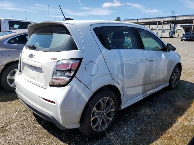 1G1JD6SB0K4116703 - 2019 CHEVROLET SONIC LT WHITE photo 3