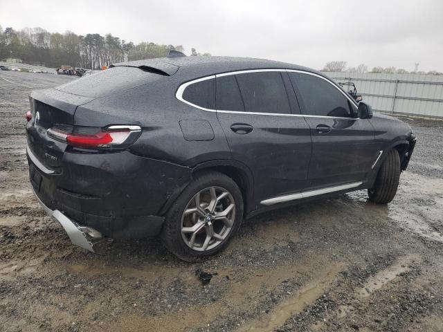 5UX33DT0XR9T92712 - 2024 BMW X4 XDRIVE30I შავი ფოტო 3