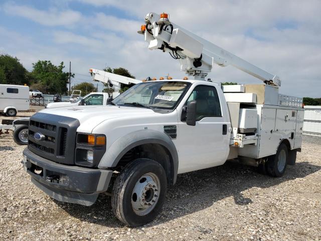 1FD4F46YX8EE09654 - 2008 FORD F450 SUPER DUTY WHITE photo 2