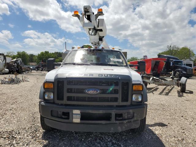 1FD4F46YX8EE09654 - 2008 FORD F450 SUPER DUTY WHITE photo 9