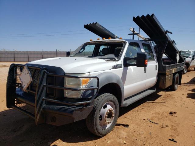 1FD0W5GY1BED09839 - 2011 FORD F550 SUPER DUTY WHITE photo 1