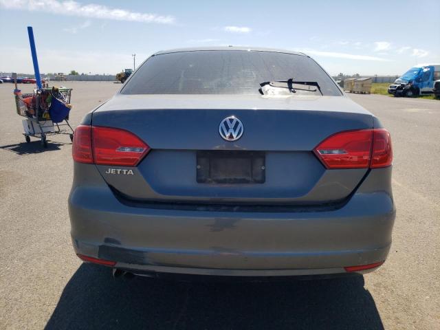 3VW1K7AJ3DM397024 - 2013 VOLKSWAGEN JETTA BASE Մոխրագույն լուսանկար 6