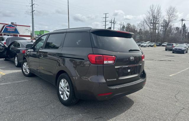 KNDMB5C12F6043483 - 2015 KIA SEDONA LX BROWN photo 3