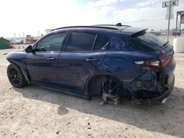 ZASPAJAN5M7C99694 - 2021 ALFA ROMEO STELVIO SPORT Blau Foto 2