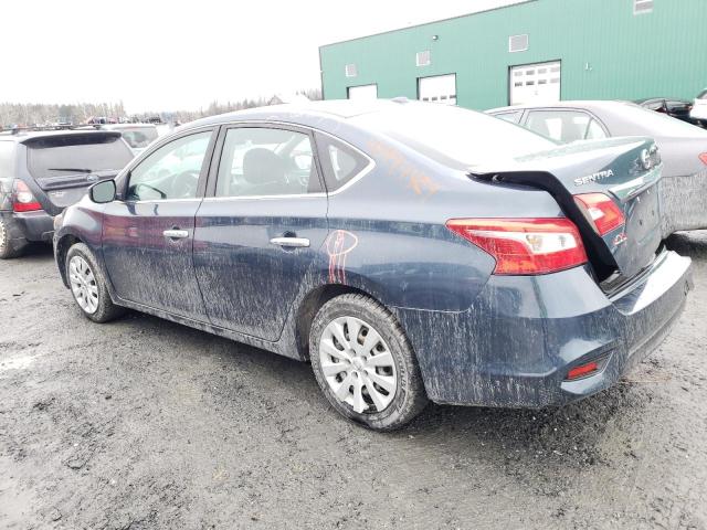 3N1AB7AP5HL671894 - 2017 NISSAN SENTRA S BLUE photo 2