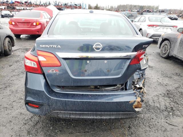 3N1AB7AP5HL671894 - 2017 NISSAN SENTRA S BLUE photo 6