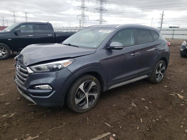 KM8J3CA22JU829767 - 2018 HYUNDAI TUCSON VALUE GRAY photo 1