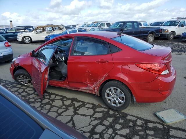 KMHCT4AE4CU214441 - 2012 HYUNDAI ACCENT GLS RED photo 2