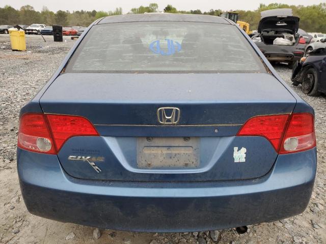 1HGFA16826L109059 - 2006 HONDA CIVIC EX BLUE photo 6