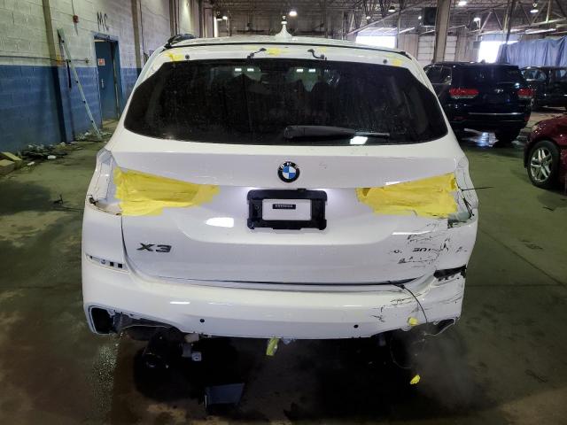 5UXTY5C04M9E83235 - 2021 BMW X3 XDRIVE30I WHITE photo 6