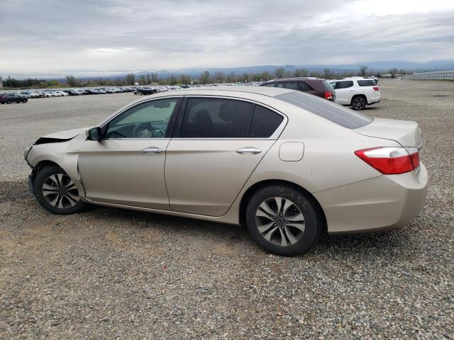 1HGCR2F30FA265313 - 2015 HONDA ACCORD LX BEIGE photo 2