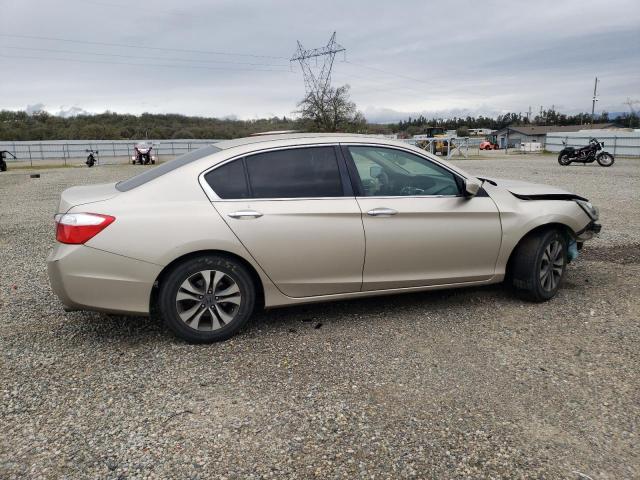 1HGCR2F30FA265313 - 2015 HONDA ACCORD LX BEIGE photo 3