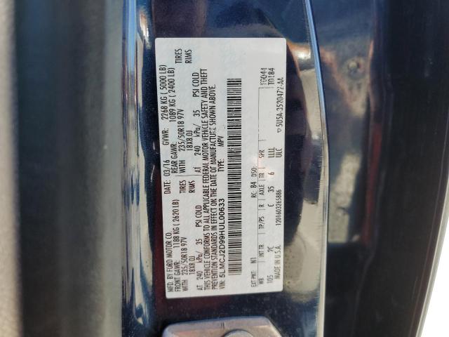 5LMCJ2D99HUL00633 - 2017 LINCOLN MKC SELECT Niebieski zdjęcie 14