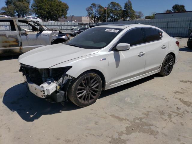 19UDE2F81KA012474 - 2019 ACURA ILX PREMIUM A-SPEC WHITE photo 1