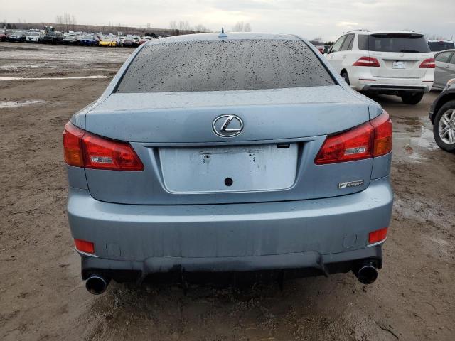 JTHBK262X72041210 - 2007 LEXUS IS 250 BLUE photo 6