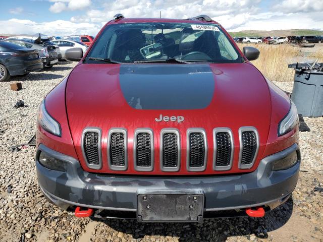 1C4PJMBS1EW212010 - 2014 JEEP CHEROKEE TRAILHAWK ბურგუნდია ფოტო 5