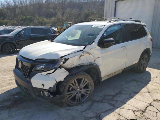 5FNYF8H56KB003022 - 2019 HONDA PASSPORT EXL WHITE photo 1