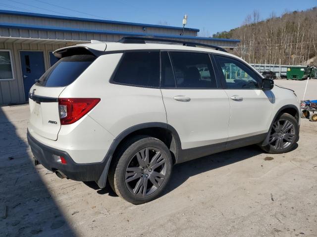 5FNYF8H56KB003022 - 2019 HONDA PASSPORT EXL WHITE photo 3