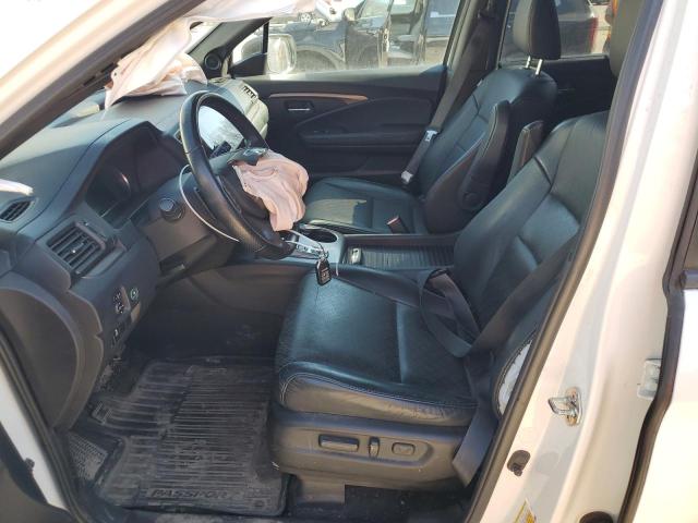 5FNYF8H56KB003022 - 2019 HONDA PASSPORT EXL WHITE photo 7