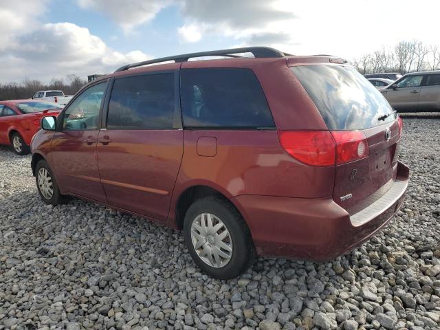 5TDZA23C96S571661 - 2006 TOYOTA SIENNA CE RED photo 2