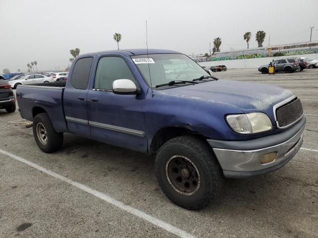 5TBRT34151S171160 - 2001 TOYOTA TUNDRA ACCESS CAB BLUE photo 4