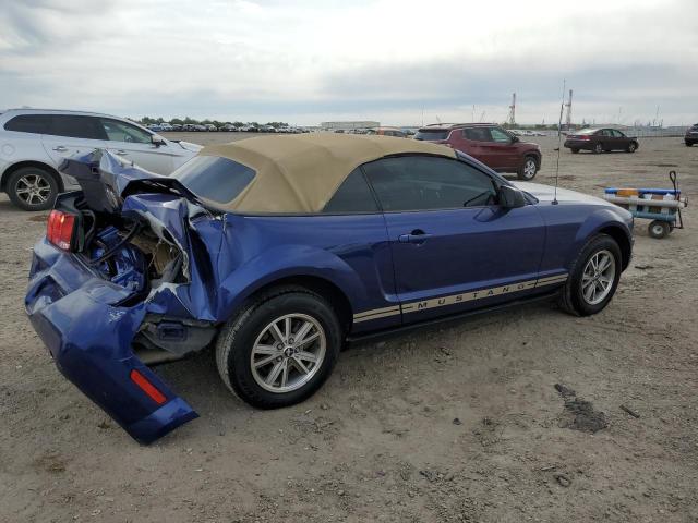 1ZVFT84N455189491 - 2005 FORD MUSTANG BLUE photo 3