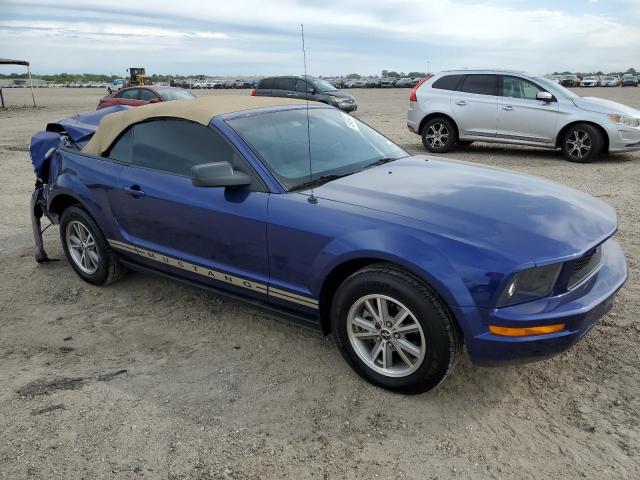 1ZVFT84N455189491 - 2005 FORD MUSTANG BLUE photo 4
