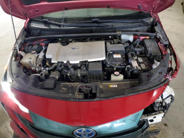 JTDKARFP5H3054533 - 2017 TOYOTA PRIUS PRIM წითელი ფოტო 11