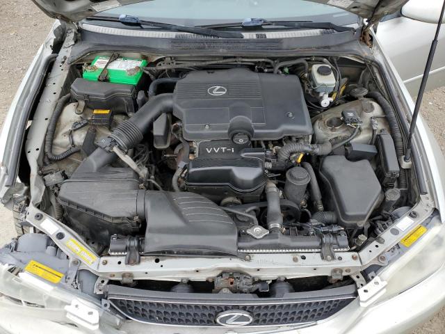 JTHBD192130065773 - 2003 LEXUS IS 300 SILVER photo 11