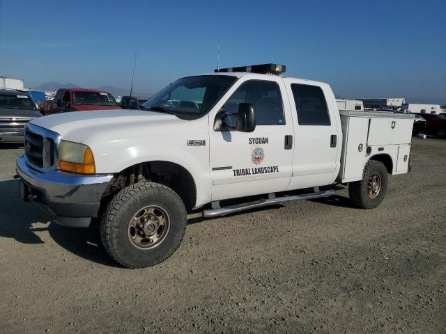 1FTNW21F61ED85250 - 2001 FORD F250 SUPER DUTY WHITE photo 1