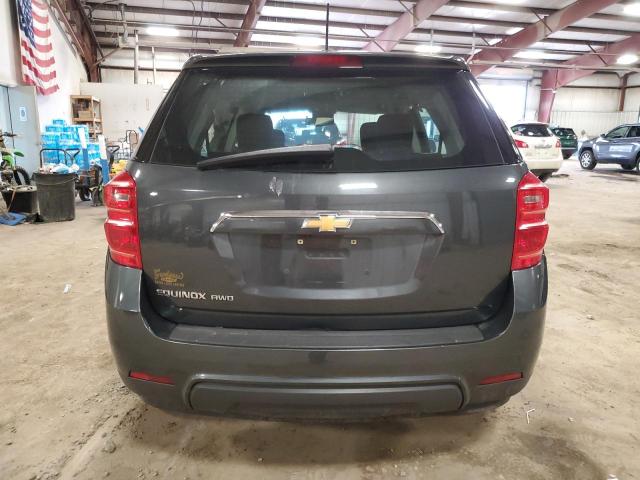 2GNFLEEK2H6215026 - 2017 CHEVROLET EQUINOX LS CHARCOAL photo 6