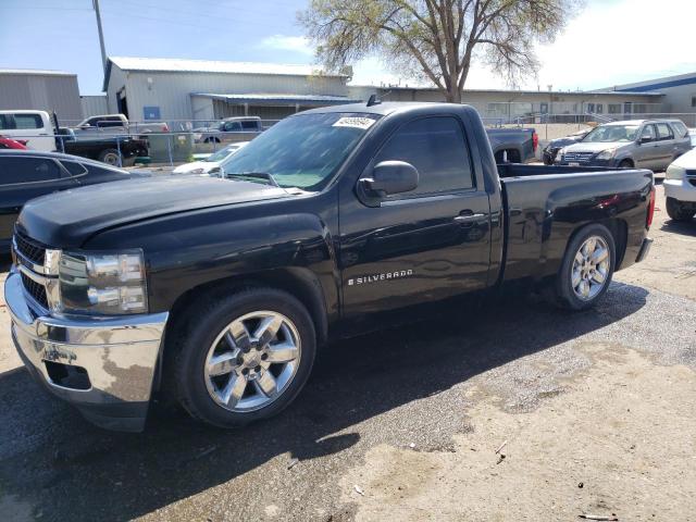 1GCEC14C67Z557525 - 2007 CHEVROLET SILVERADO C1500 BLACK photo 1