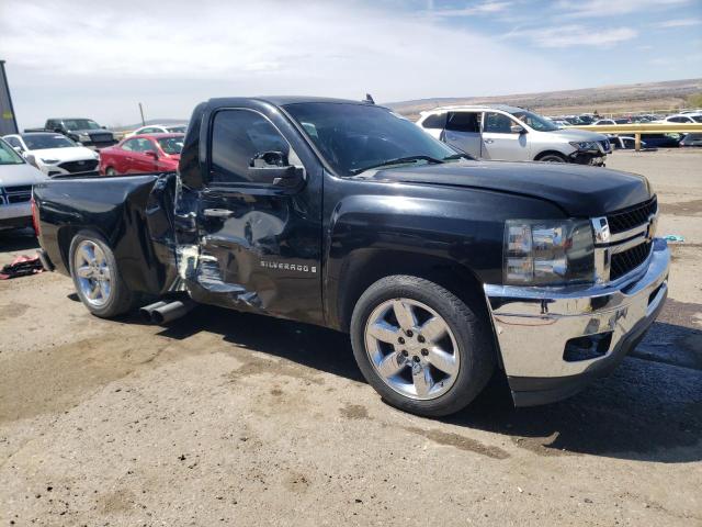 1GCEC14C67Z557525 - 2007 CHEVROLET SILVERADO C1500 BLACK photo 4