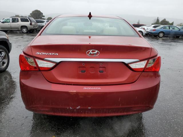 5NPEB4AC8BH200839 - 2011 HYUNDAI SONATA GLS MAROON photo 6